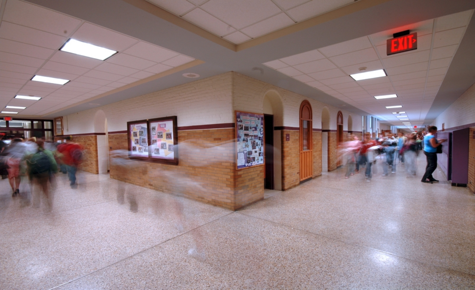 school hallway